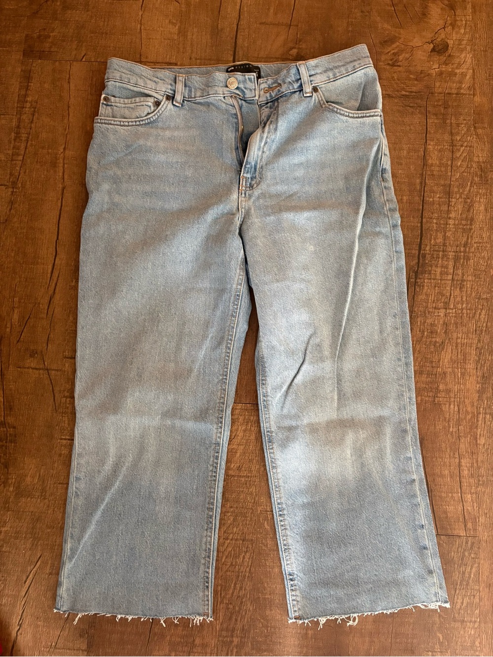 ASOS Petite Light Blue Relaxed Jeans